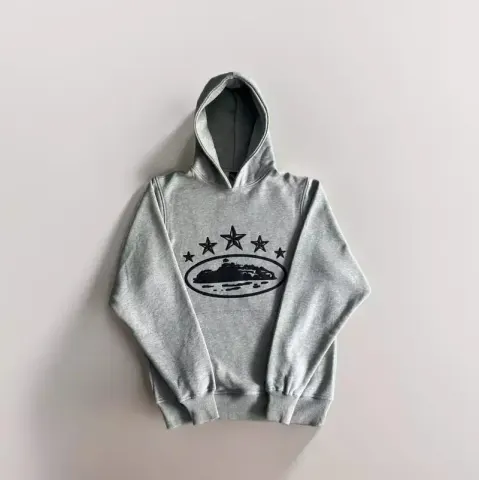Corteiz Alcatraz Hoodie option Grey 5 stars