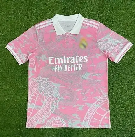 24-25 Napoli Fans Version Jersey option Real Madrid Pink Dragon