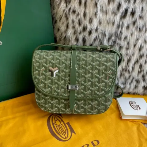 Goyard Belvedere Bag option forest green