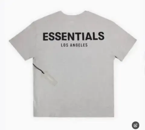 Essentials Oversized Tee option Los Angeles-Ash