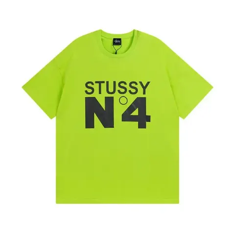 Stussy Tees option 963# fluorescent green