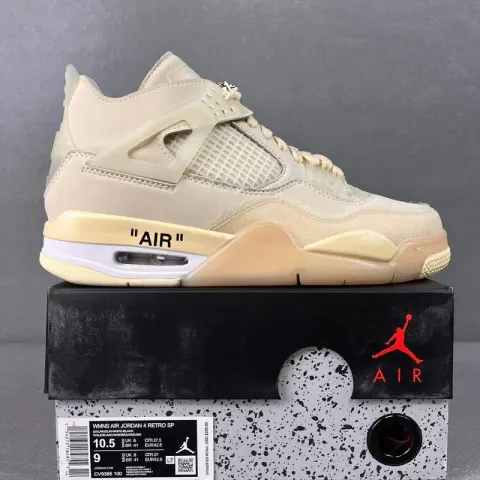 Jordan 4 Green Metallic option OW Joint CV9388-100