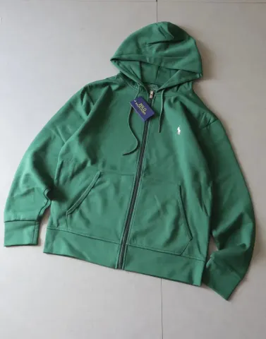 Ralph Lauren Zip Up Hoodie option Dark Green
