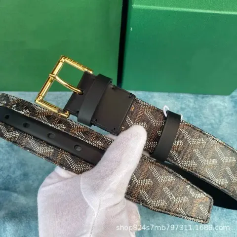 Goyard Belts option No. 8 gold buckle 3.8