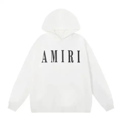 Amiri Paint Splatter Hoodie option 868 white