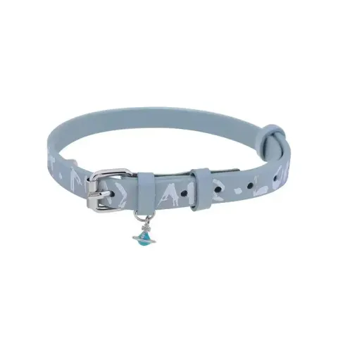 Vivienne Westwood Belt option Silver dark blue blue beads