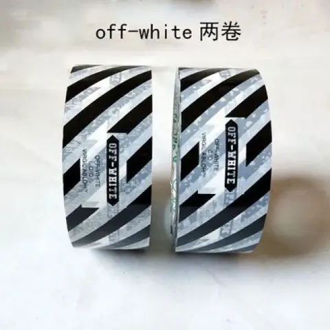 Supreme Tape option oFF Black and White Stripe 1