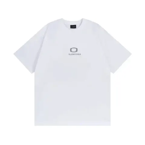 Balenciaga Glitched Logo Shirt option white