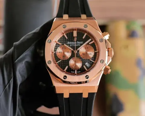 Audemars Piguet Royal Oak Titanium Watch option [Rose Gold Small Dial] Rose Gold Case-B