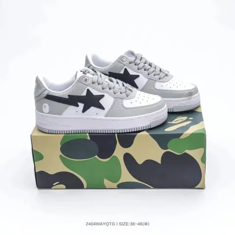 Bapesta Sneakers option Grey White Black Little Dior