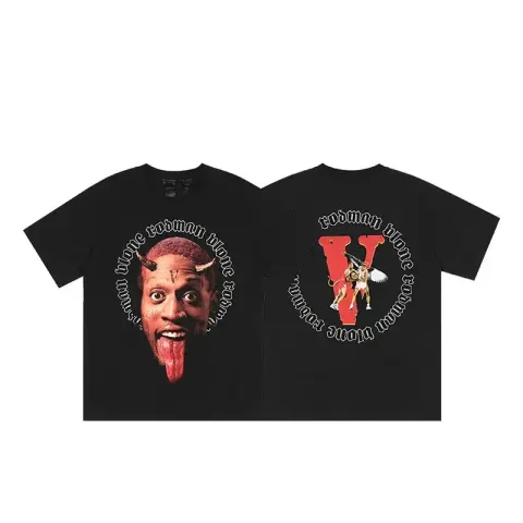 Vlone x Juice WRLD T-Shirt option 6172 black]