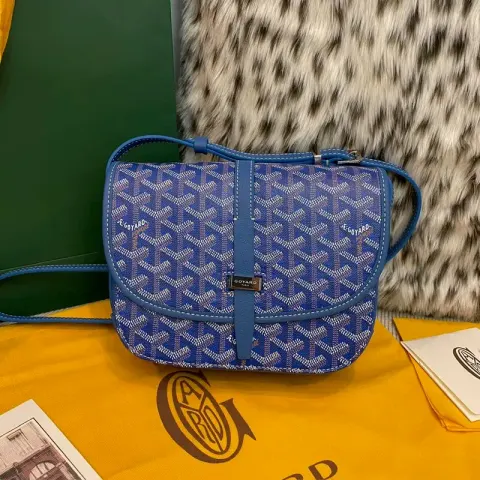 Goyard Belvedere Bag option blue