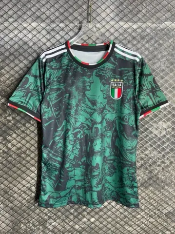 Brazil Special Jersey option 23-24 Italian Training Suit Green