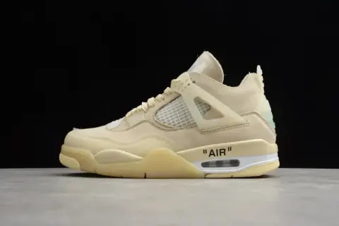 Jordan 4 Off-White Sail option Joint White Sail Rice White CV9388-100