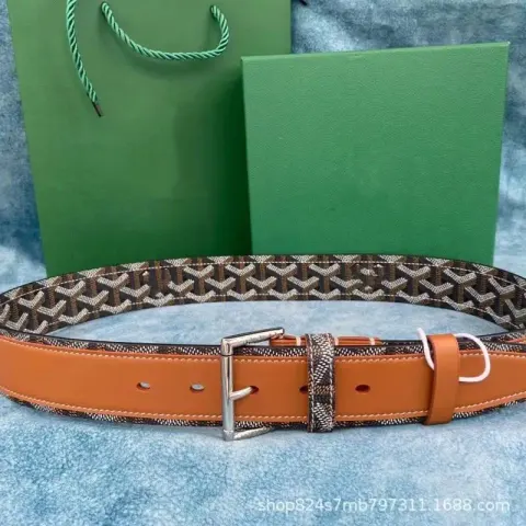 Goyard Belts option No. 9 silver buckle 3.8