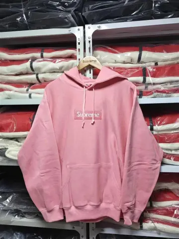 Supreme Box Logo Hoodie 24 option Pink
