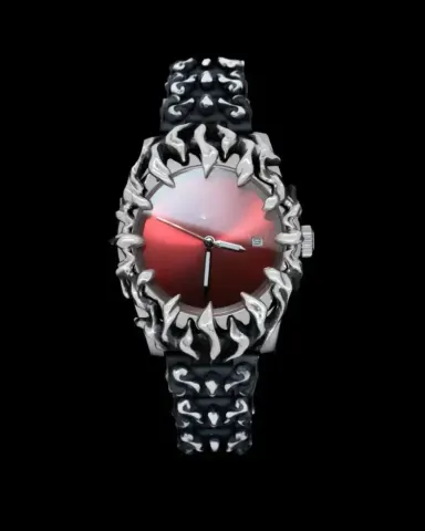 Alabaster Watch option psychedelic red