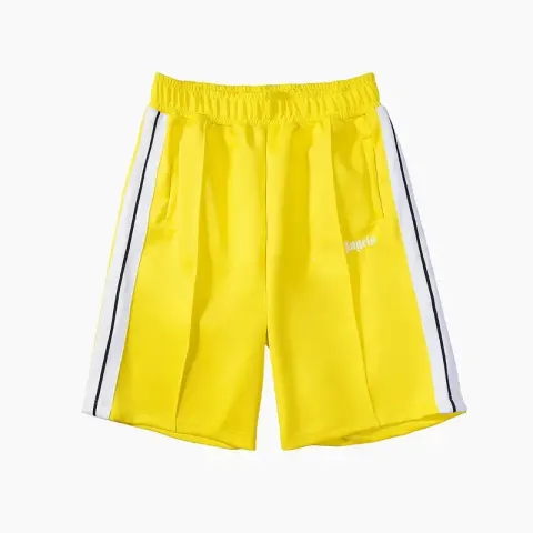 Palm Angels Zip Hoodie option Yellow shorts