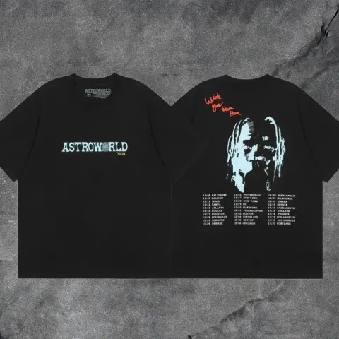 Travis Scott Tee 69cw option Black TS20
