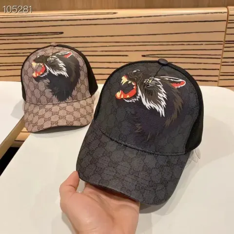 Gucci Caps option tiger head black