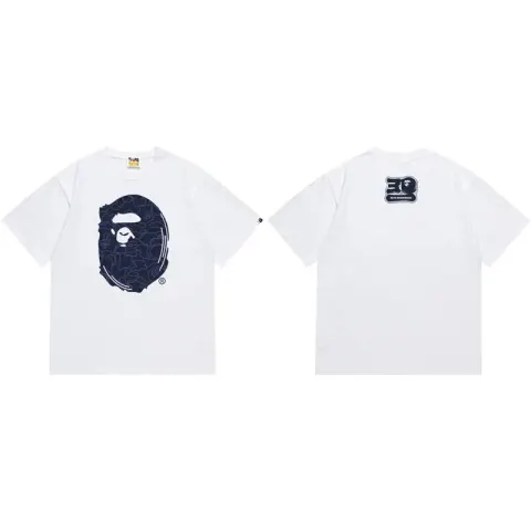 Bape Tees option 173 white blue
