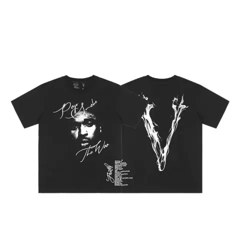 Vlone x Juice WRLD T-Shirt option 6151 black