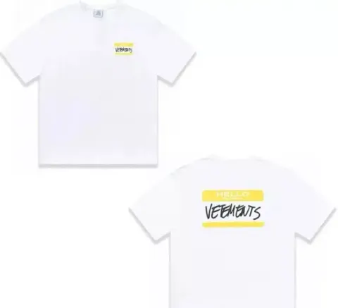 Vetements Java White T-Shirt option 25