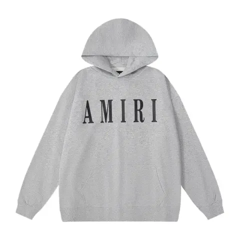 Amiri Paint Splatter Hoodie option 868 gray