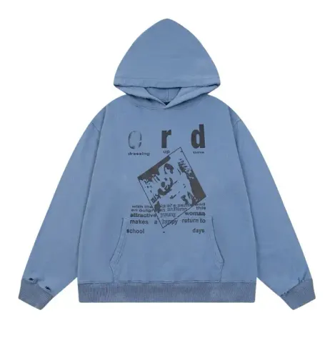 ERD Hoodies option ER819 Hoodie Blue