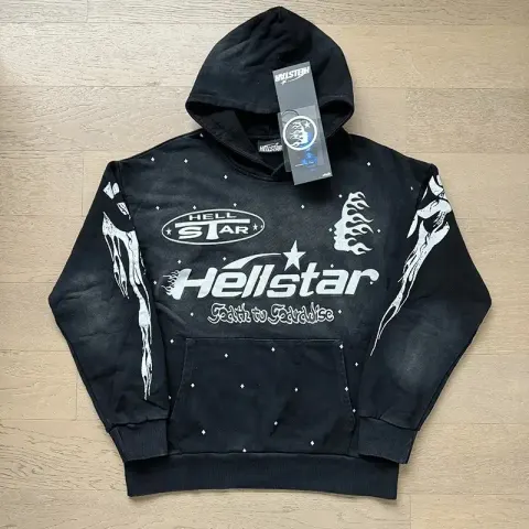 Hellstar Hoodie option X2002 Black