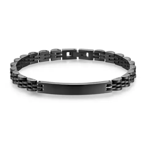 Lacoste Bracelet option Five beads black-width 6mm 21CM]