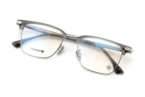Chrome Hearts Sunglasses option through gray silver