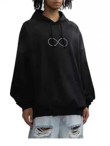 Vetements Fan Hoodie option V128 Black