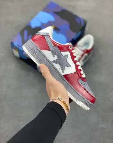 Bape SK8 ( Tons Of Colorways ) option White Grey Red