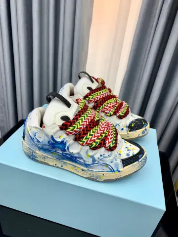 Lanvin Curb Sneakers Blue option 20