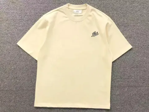 Ami Paris Tees with Small Logo option apricot 2618