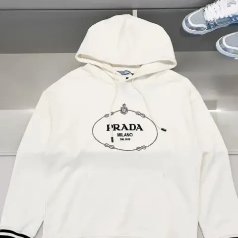 Prada Hoodie option White 1