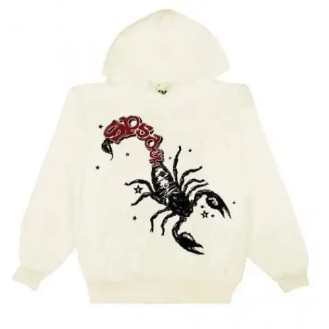 Sp5der Pink Hoodie option Scorpion