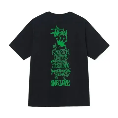 Stussy T-shirt option Black [Kingston]]
