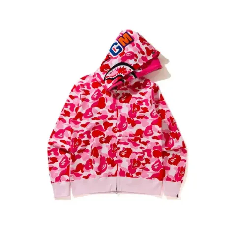 Bape Shark Hoodie option 8801 double cap powder