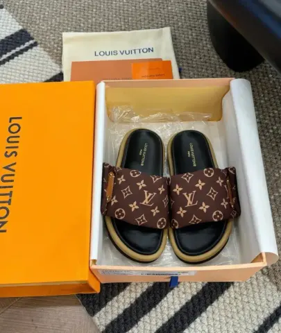 LV Pillow Shoes option brown