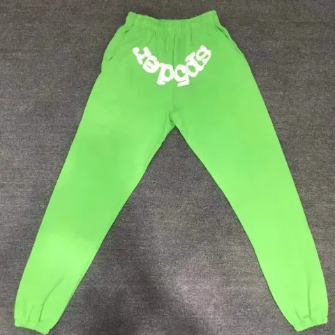 Spider Hoodie option Green sanitary pants