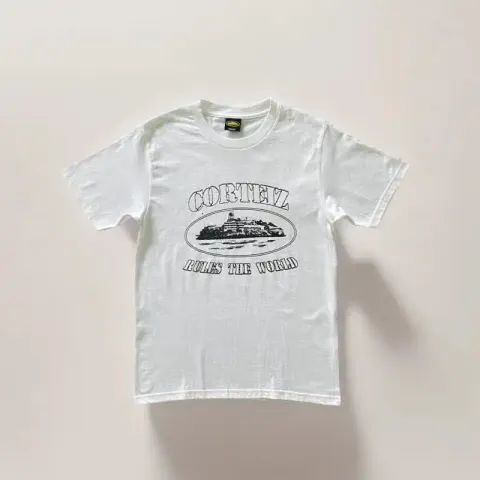 Corteiz Tee option Rules World White