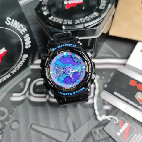 G-SHOCK Casio GA-110GW-7AER Watch option Black Blue Purple