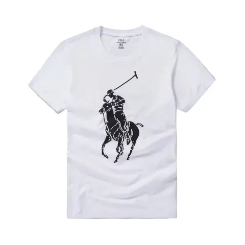 Polo Sport Round Neck T-Shirt option Large floral print white
