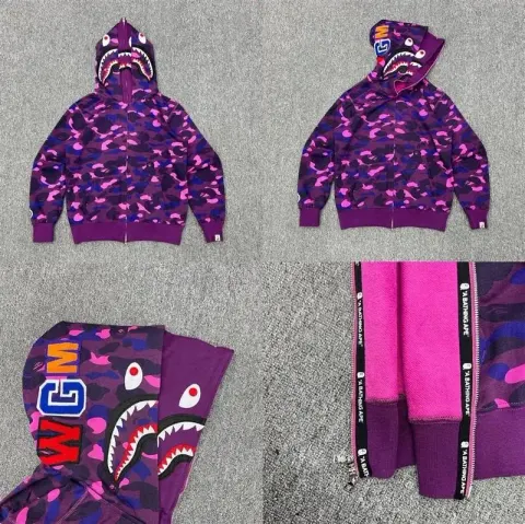 Bape Shark (Best Batch) option XX232 double cap purple