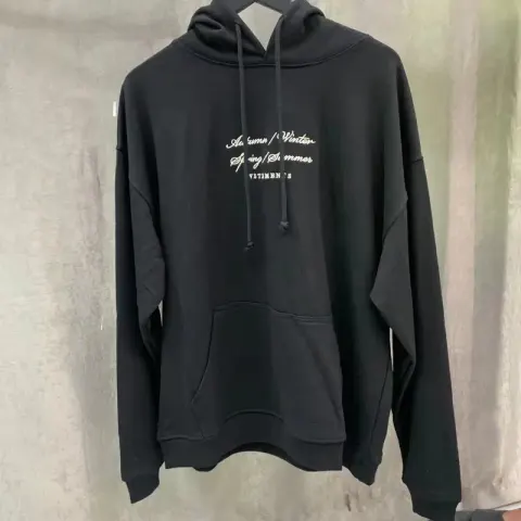 Vetements Fan Hoodie option V124 Black