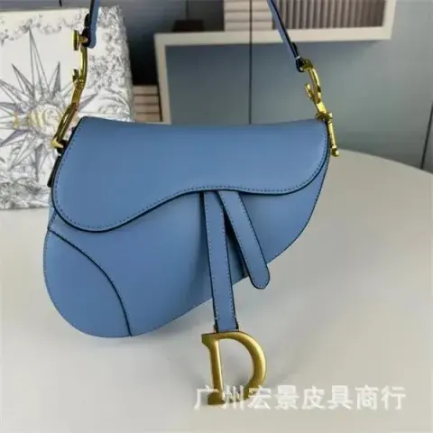 DIOR Saddle option plain blue