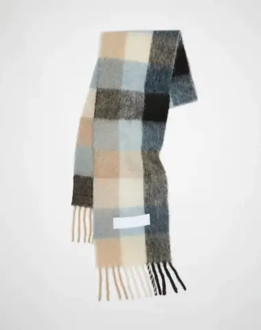 Acne Studios Scarf option peacock blue