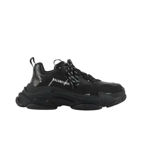 Balenciaga 3S White Shoes option black print